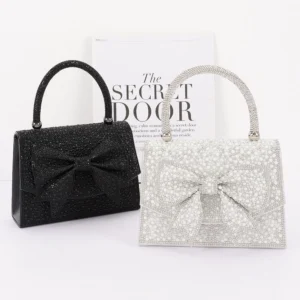Rhinestone Party Bag Bow