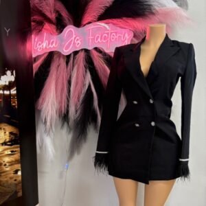 Ostrich blazer