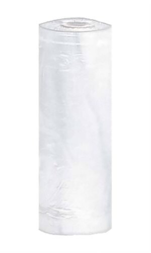 White Plastic Garment Bags - 21"W x 3"D x 72"H - Roll of 243