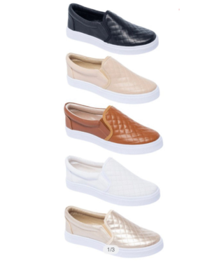 Quilted Slip-On Sneakers