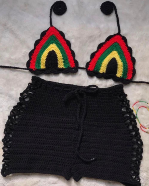 Handmade Crochet Two-Piece Set