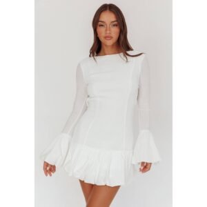 ETHEREAL RUFFLE DRESS / BR0308D