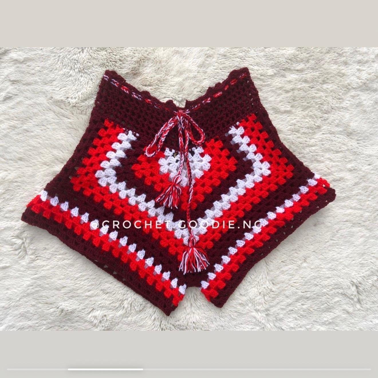 Handmade Crochet Granny Square Shorts