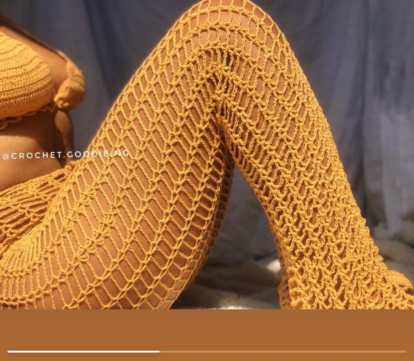 Handmade Crochet Two-Piece Set 