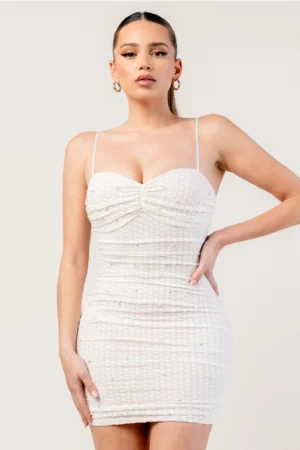 Stretch Lace Mini Dress